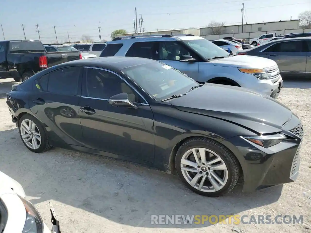 4 Photograph of a damaged car JTHCA1D23M5114819 LEXUS IS 2021