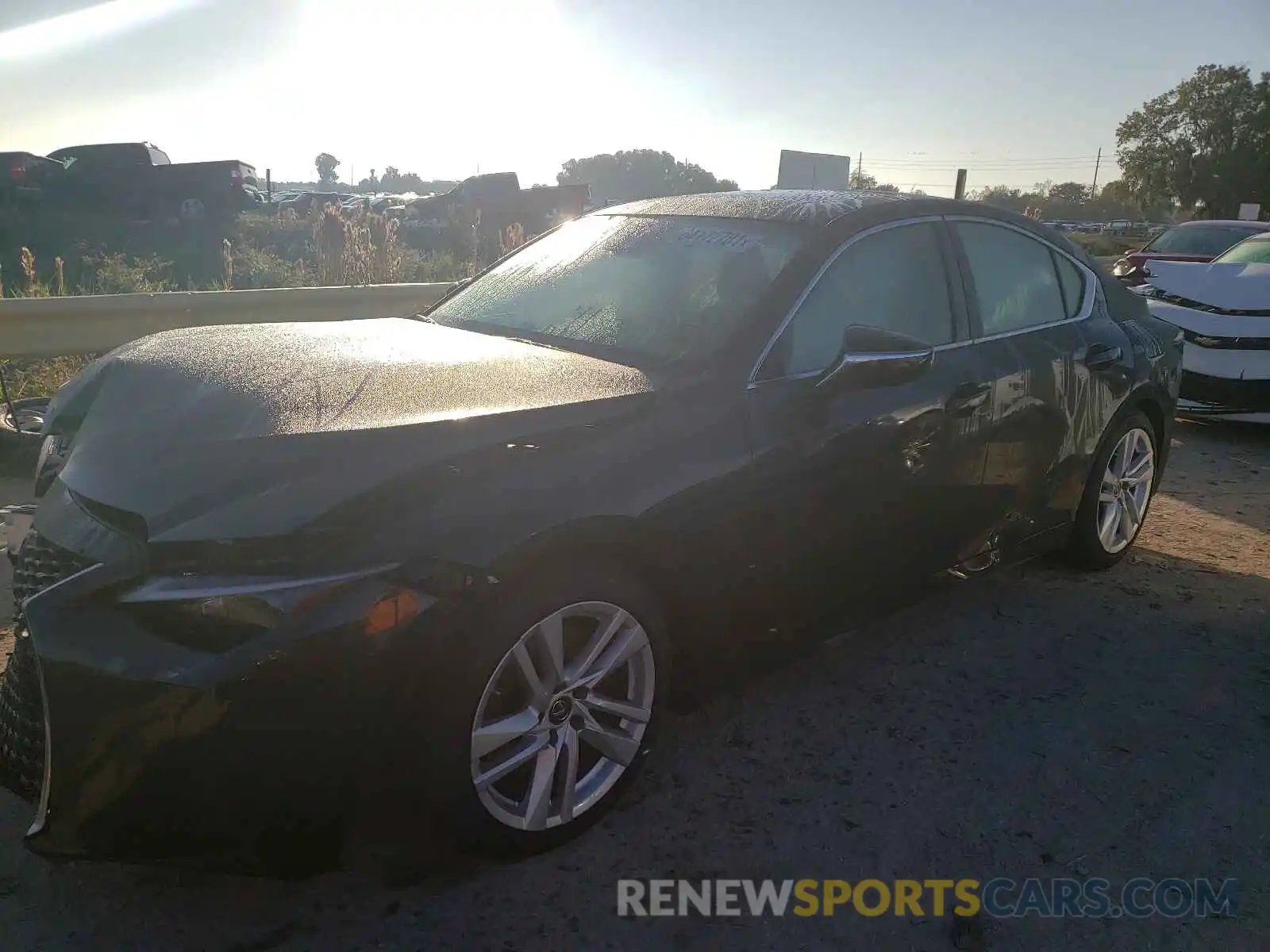 2 Photograph of a damaged car JTHCA1D23M5117252 LEXUS IS 2021