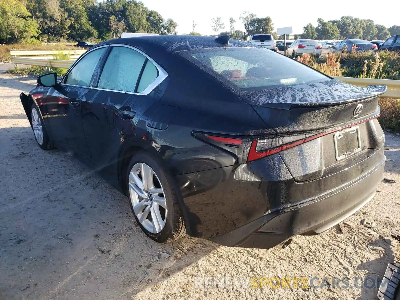 3 Photograph of a damaged car JTHCA1D23M5117252 LEXUS IS 2021