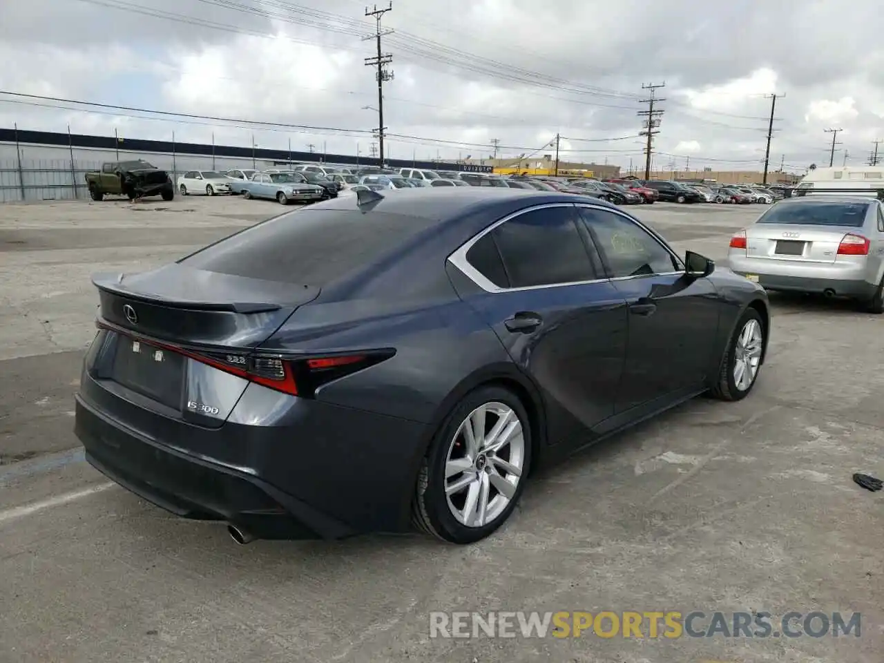 4 Photograph of a damaged car JTHCA1D24M5110858 LEXUS IS 2021