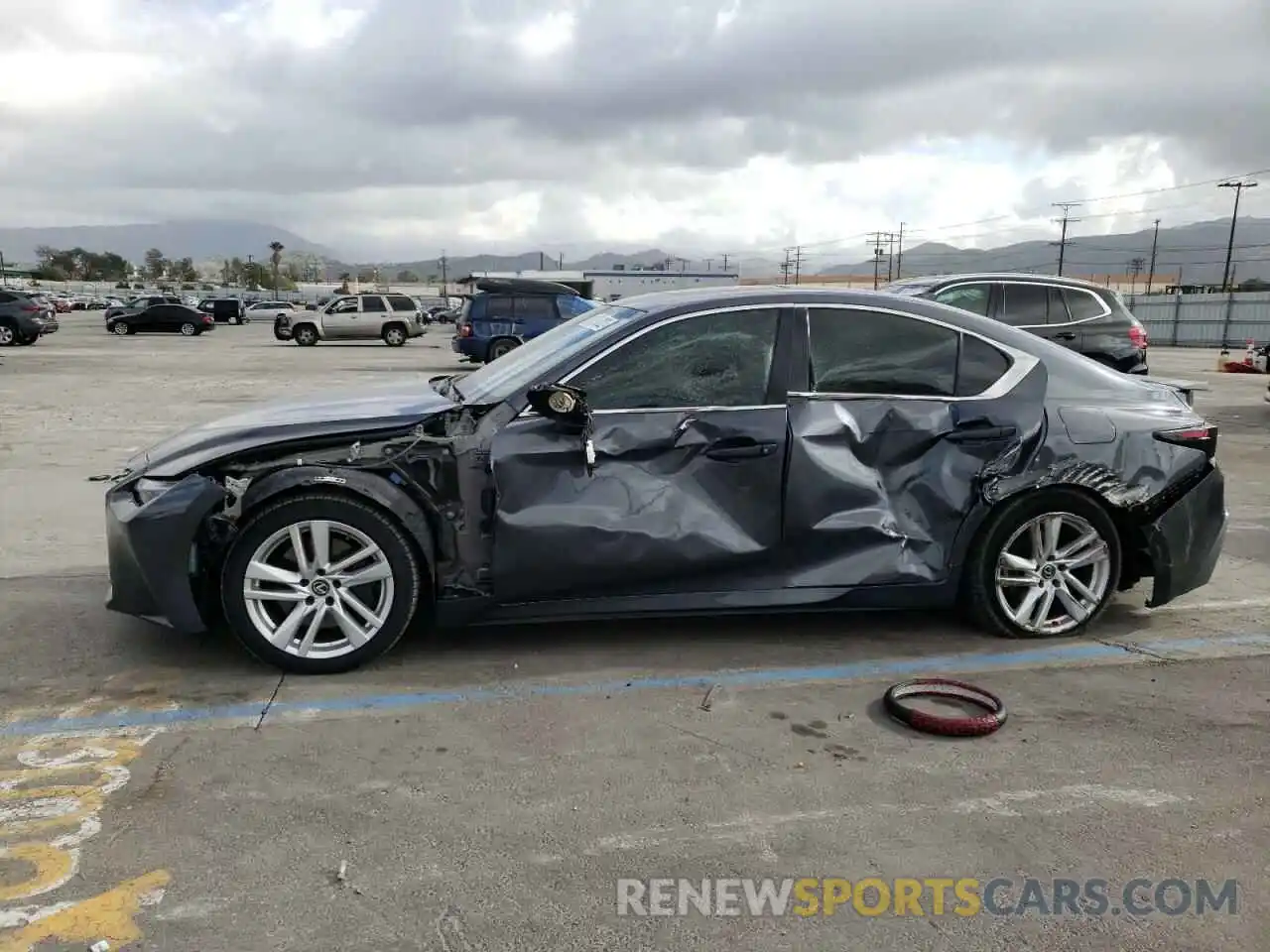 9 Photograph of a damaged car JTHCA1D24M5110858 LEXUS IS 2021