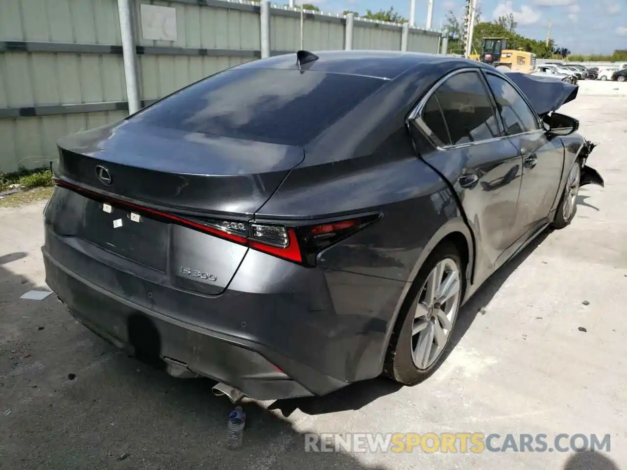 4 Photograph of a damaged car JTHCA1D25M5110870 LEXUS IS 2021