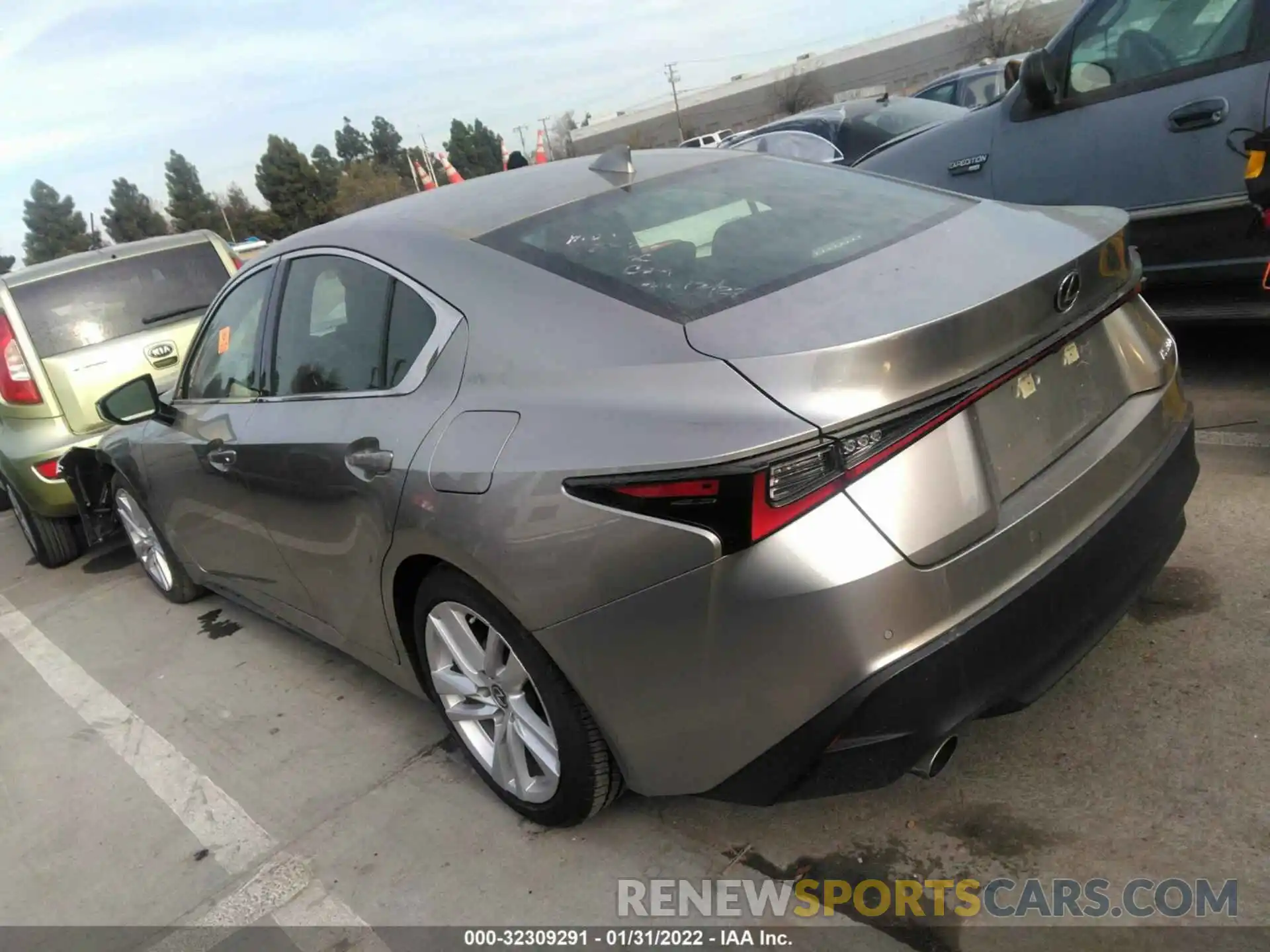 3 Photograph of a damaged car JTHCA1D25M5112473 LEXUS IS 2021