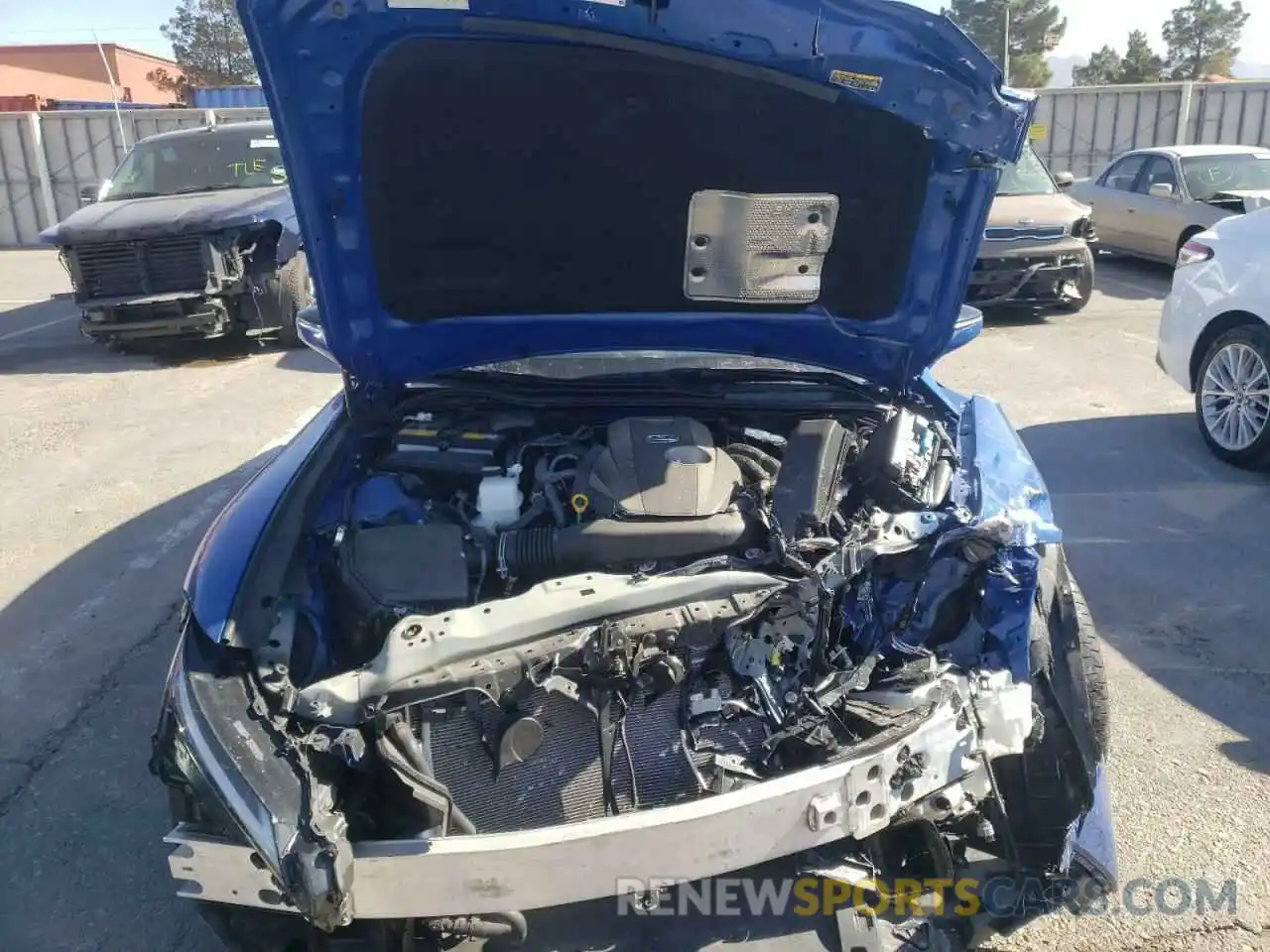 7 Photograph of a damaged car JTHCA1D25M5115387 LEXUS IS 2021