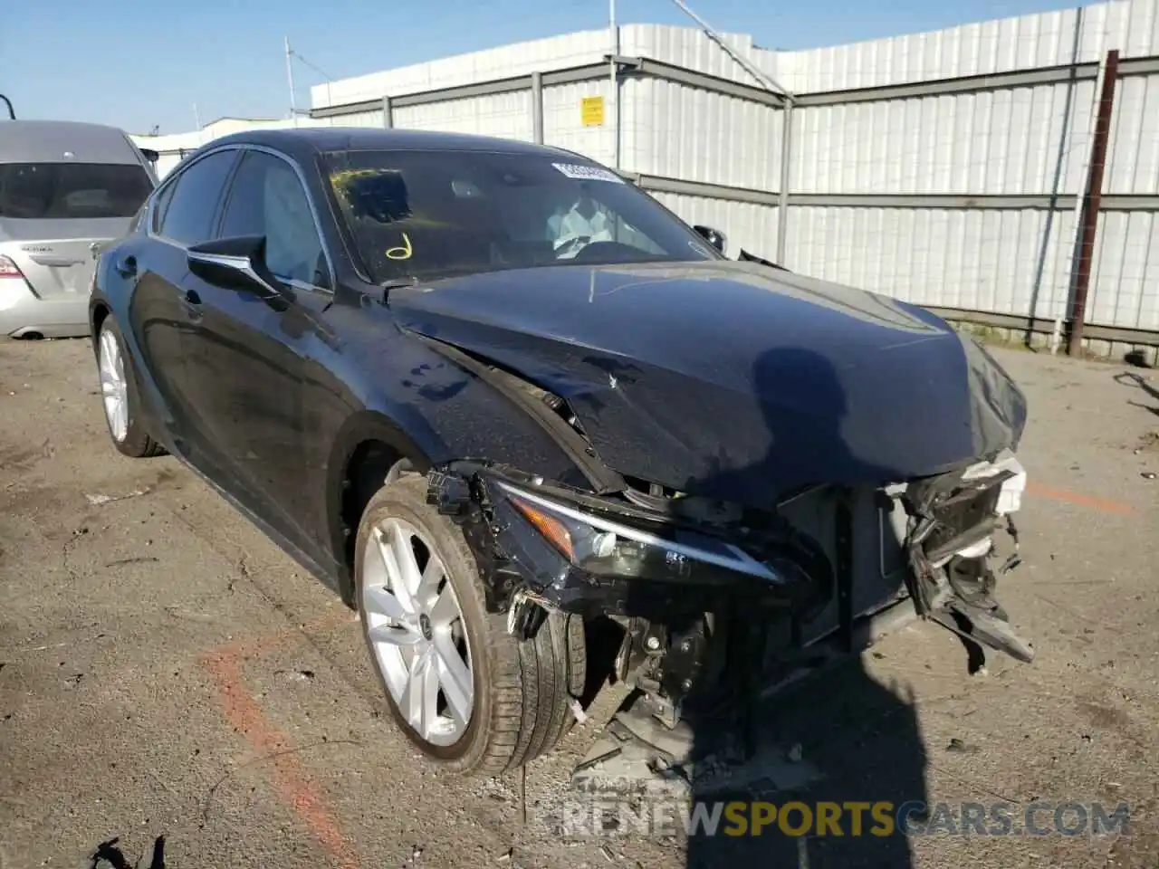 1 Photograph of a damaged car JTHCA1D26M5115169 LEXUS IS 2021