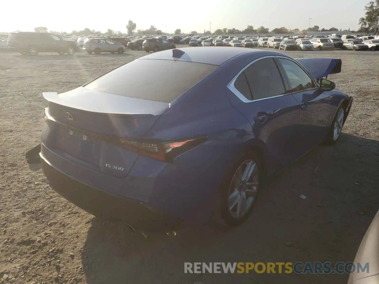 4 Photograph of a damaged car JTHCA1D27M5109509 LEXUS IS 2021