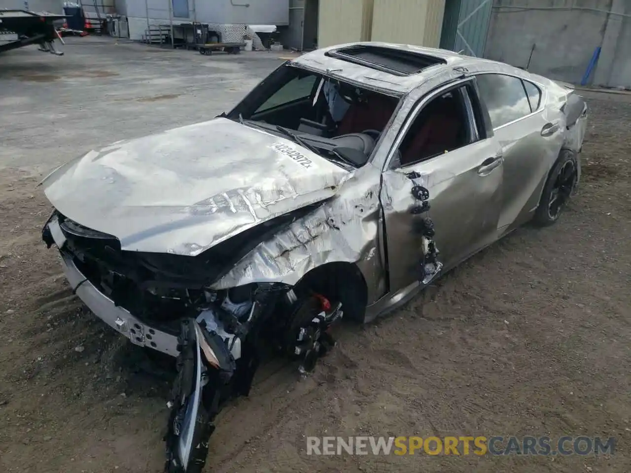 9 Photograph of a damaged car JTHCA1D27M5113446 LEXUS IS 2021