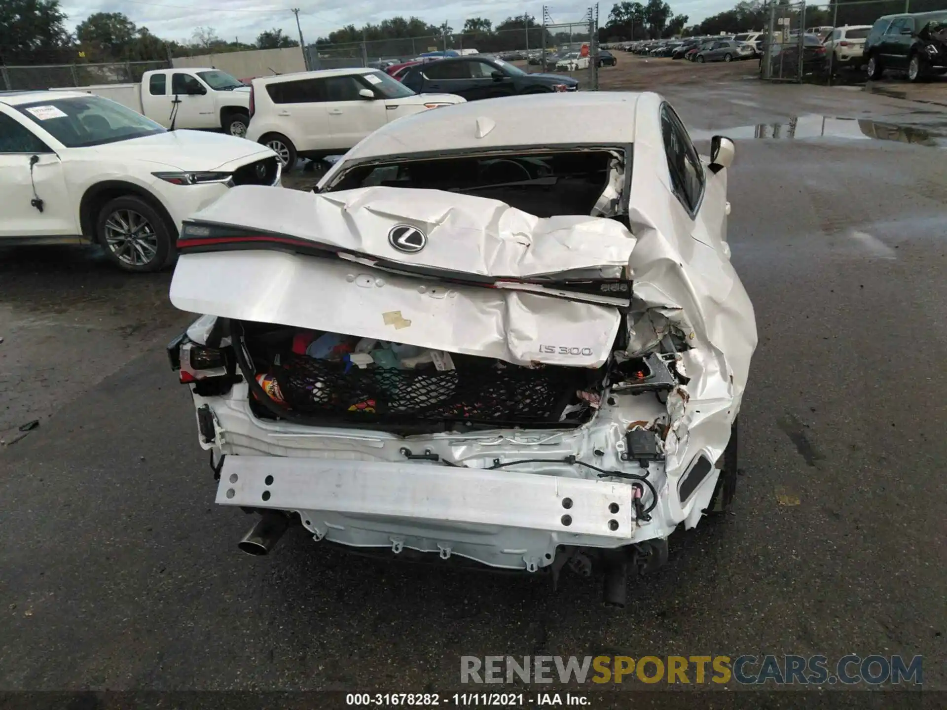 6 Photograph of a damaged car JTHCA1D28M5112869 LEXUS IS 2021