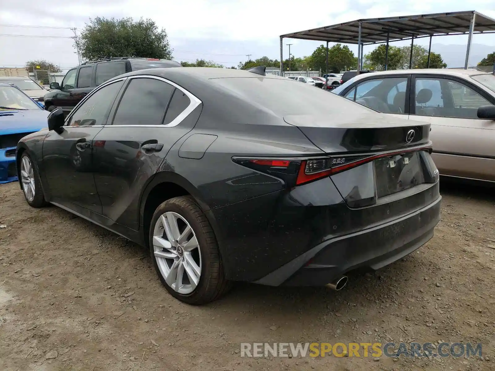 3 Photograph of a damaged car JTHCA1D28M5112922 LEXUS IS 2021