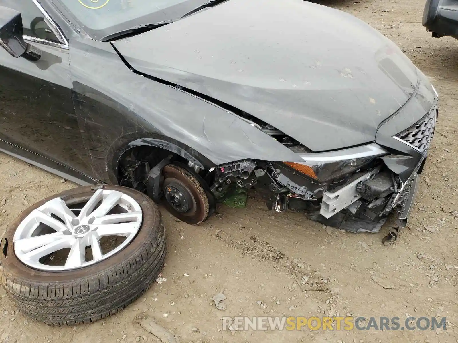 9 Photograph of a damaged car JTHCA1D28M5112922 LEXUS IS 2021