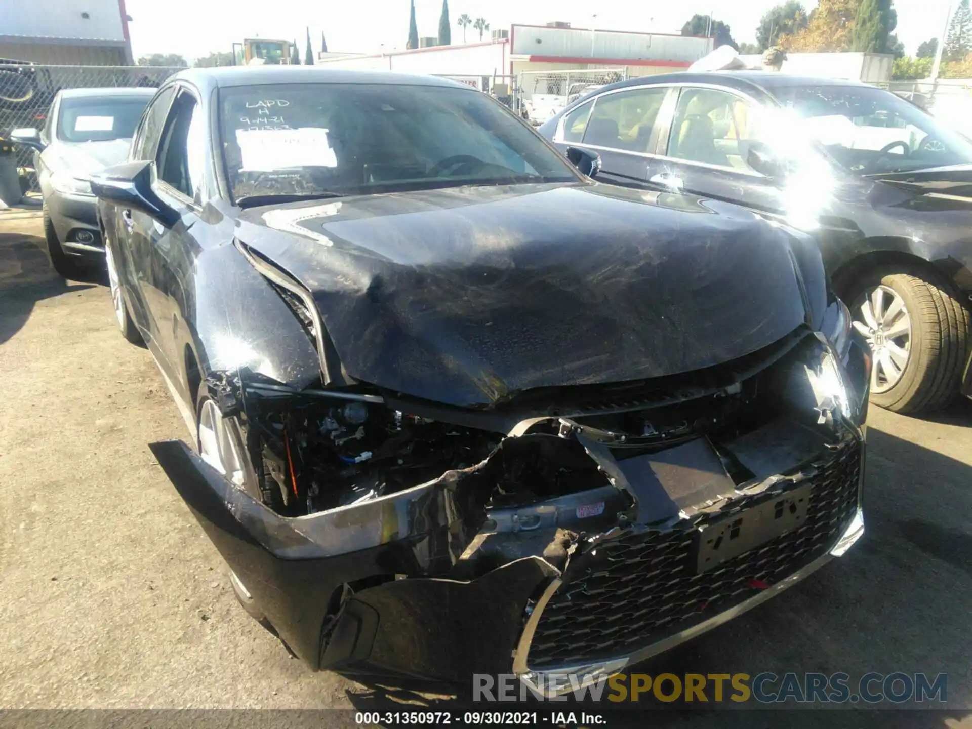 6 Photograph of a damaged car JTHCA1D28M5115139 LEXUS IS 2021