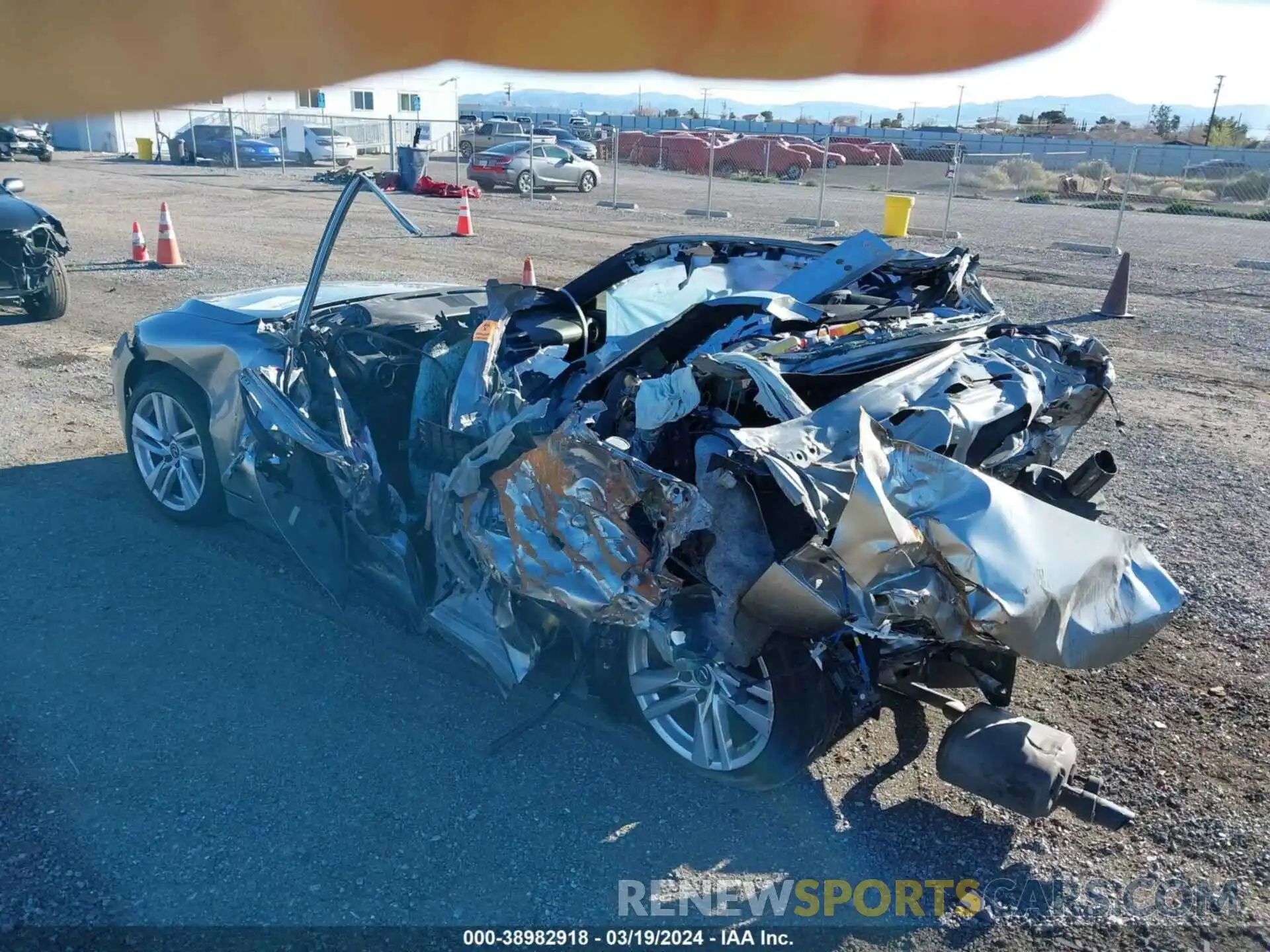 3 Photograph of a damaged car JTHCA1D29M5110077 LEXUS IS 2021