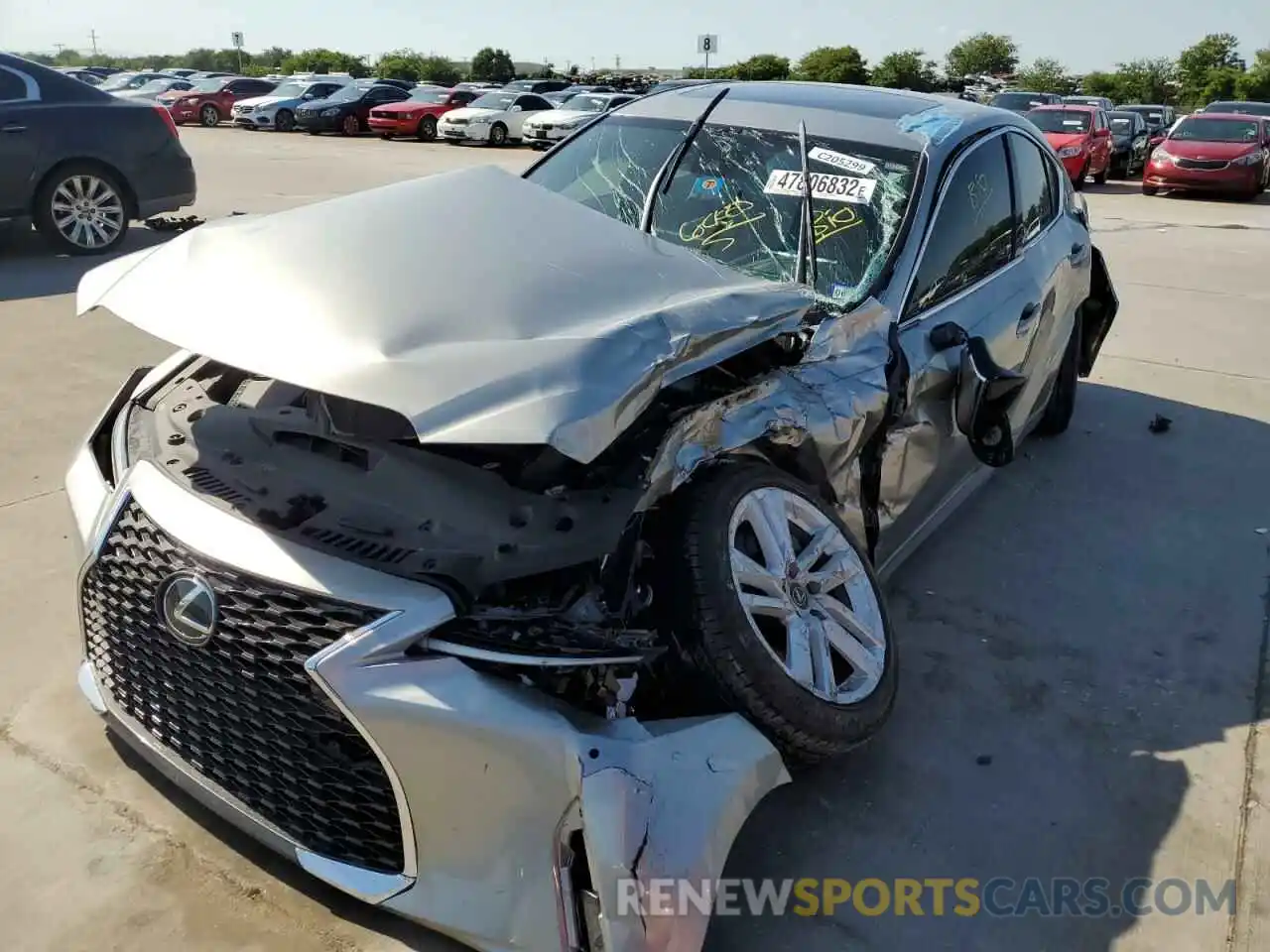 9 Photograph of a damaged car JTHCA1D29M5115361 LEXUS IS 2021