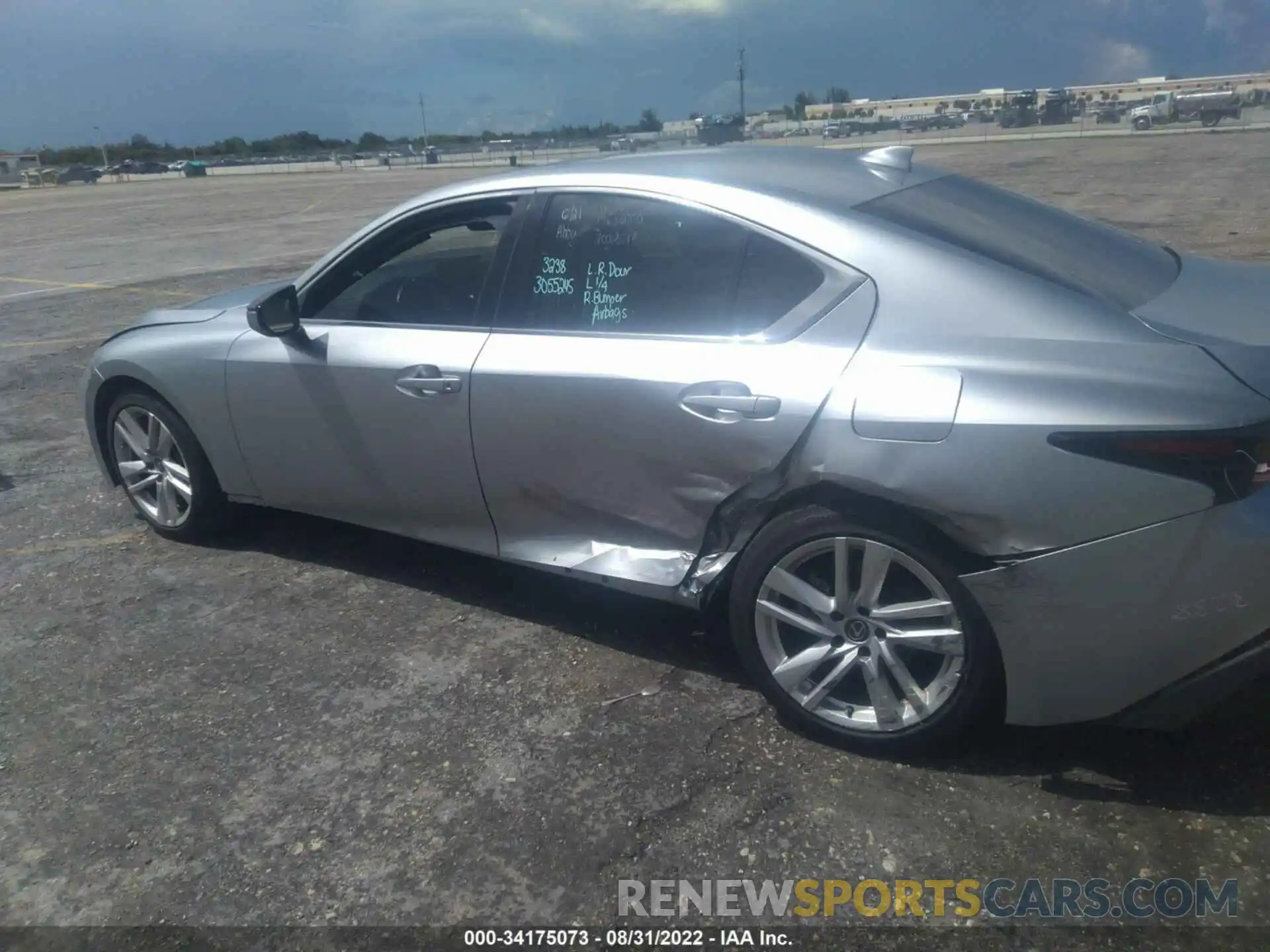 6 Photograph of a damaged car JTHCA1D29M5116297 LEXUS IS 2021