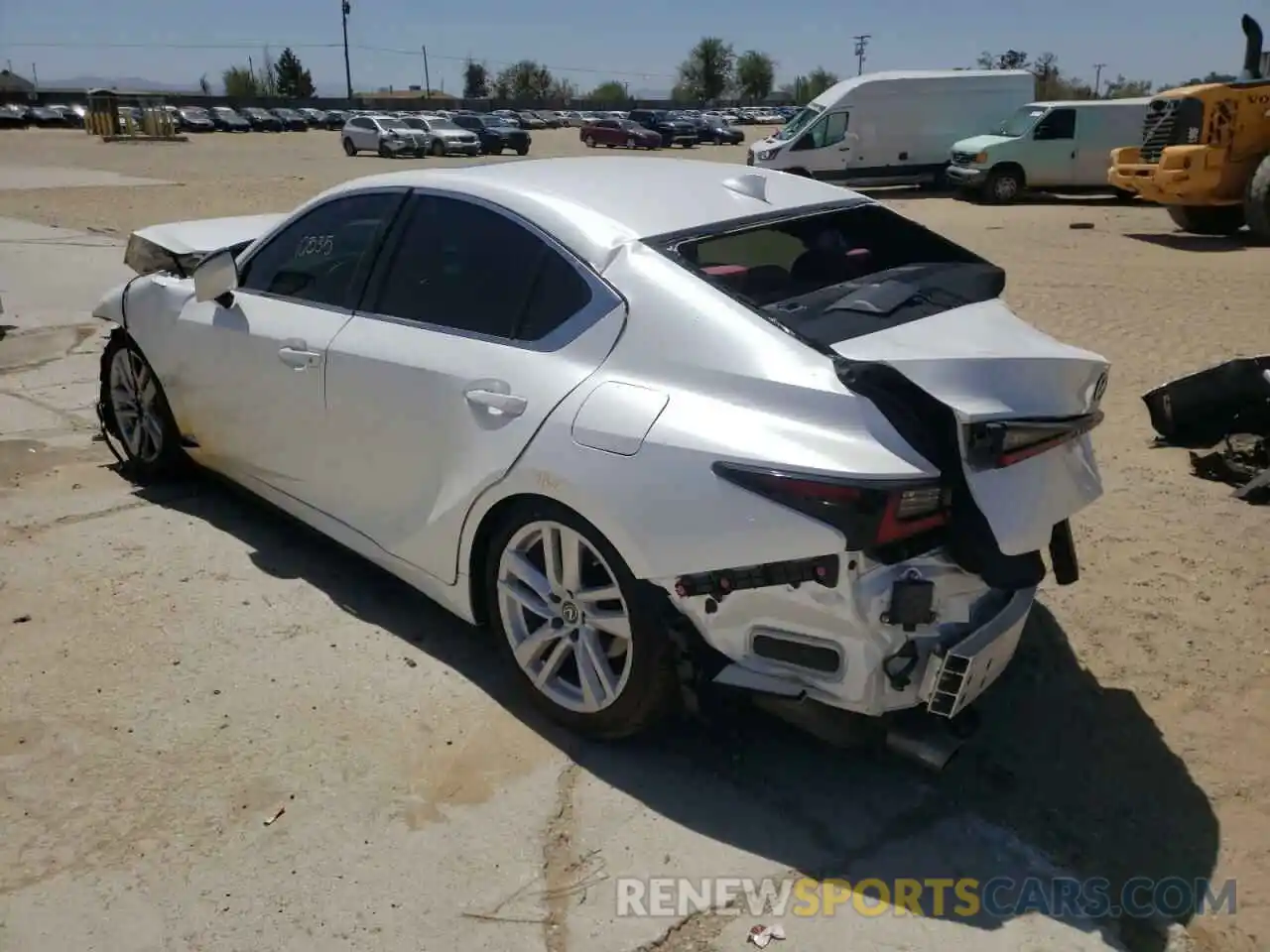 3 Photograph of a damaged car JTHCA1D29M5116994 LEXUS IS 2021