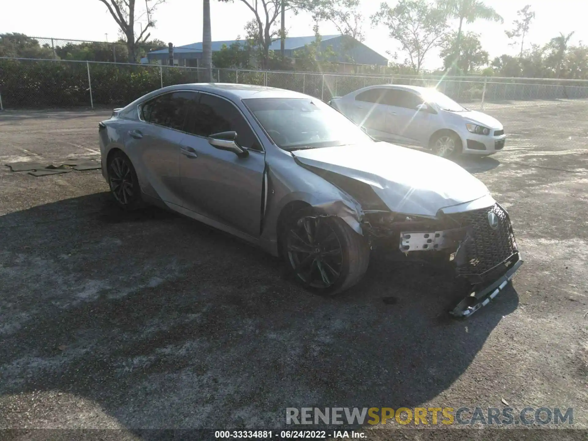 1 Photograph of a damaged car JTHGZ1B20M5038246 LEXUS IS 2021