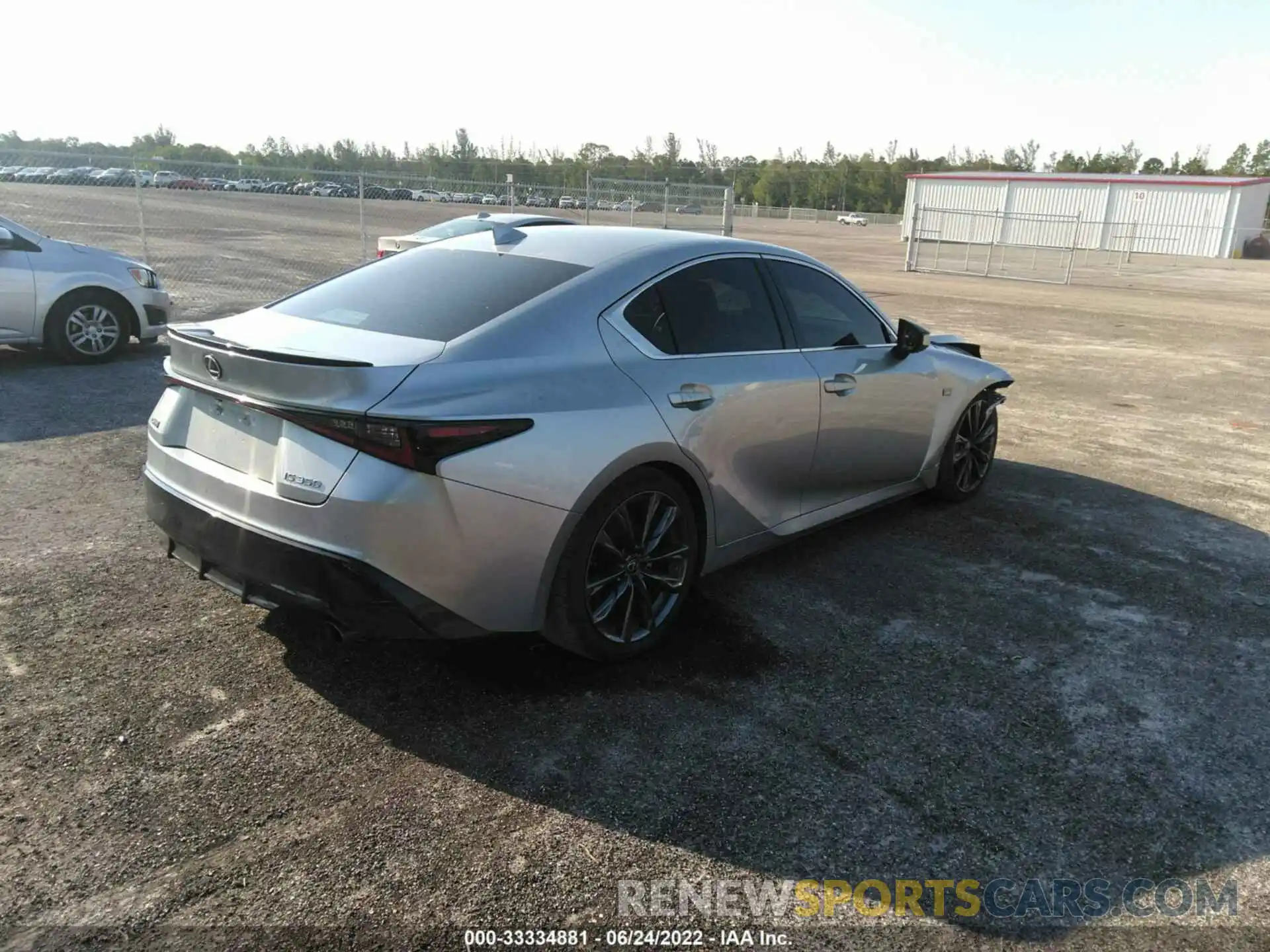 4 Photograph of a damaged car JTHGZ1B20M5038246 LEXUS IS 2021