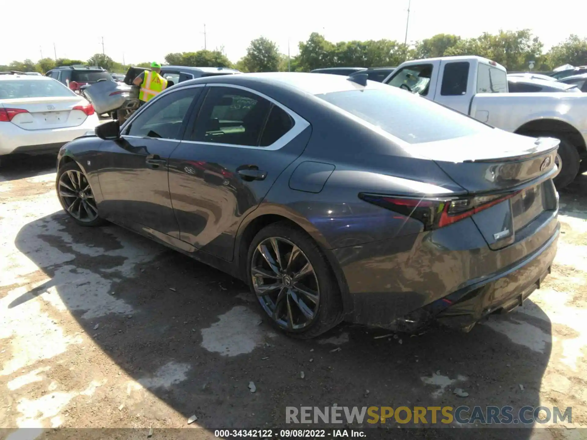 3 Photograph of a damaged car JTHGZ1B20M5039199 LEXUS IS 2021