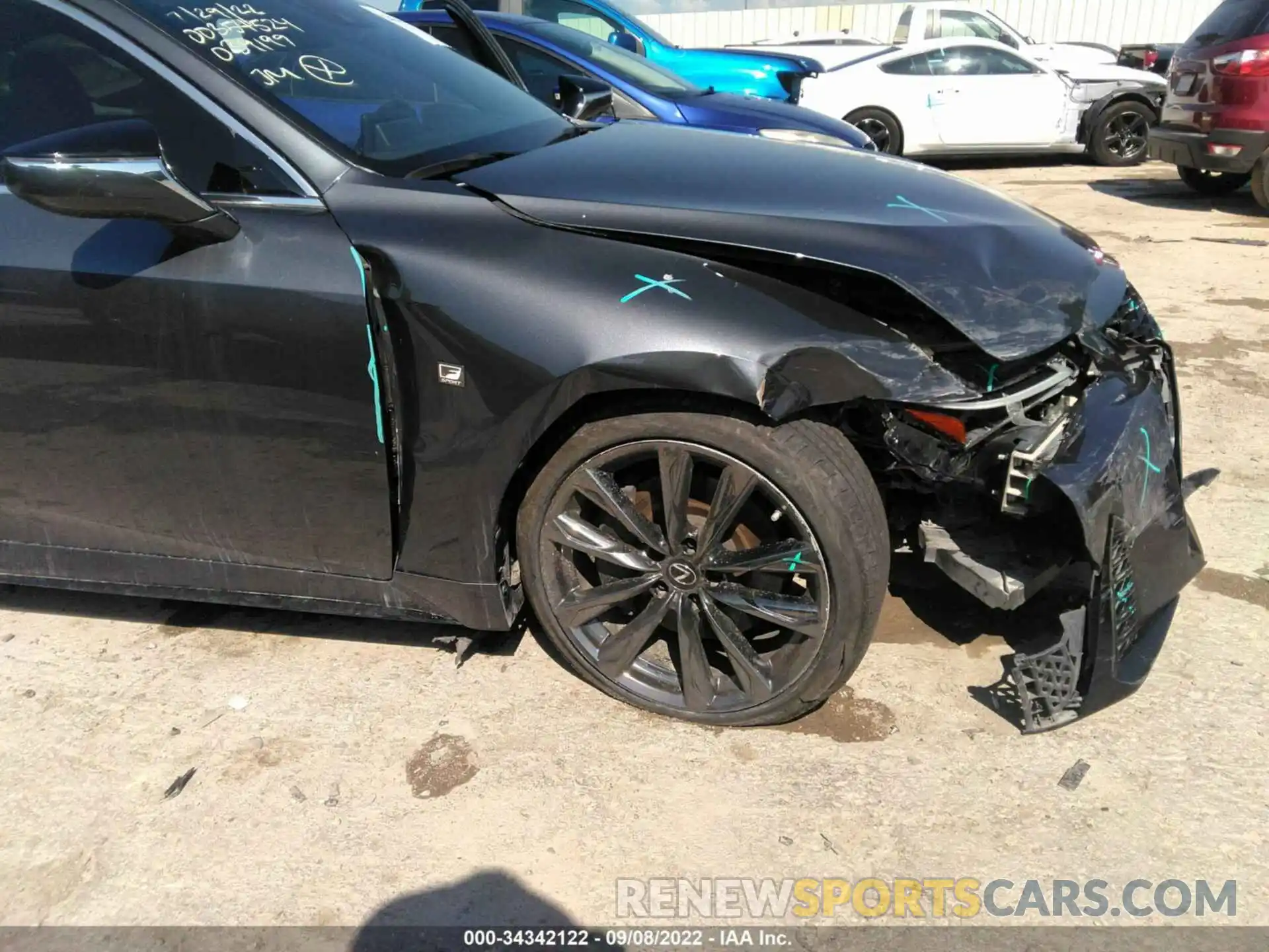 6 Photograph of a damaged car JTHGZ1B20M5039199 LEXUS IS 2021