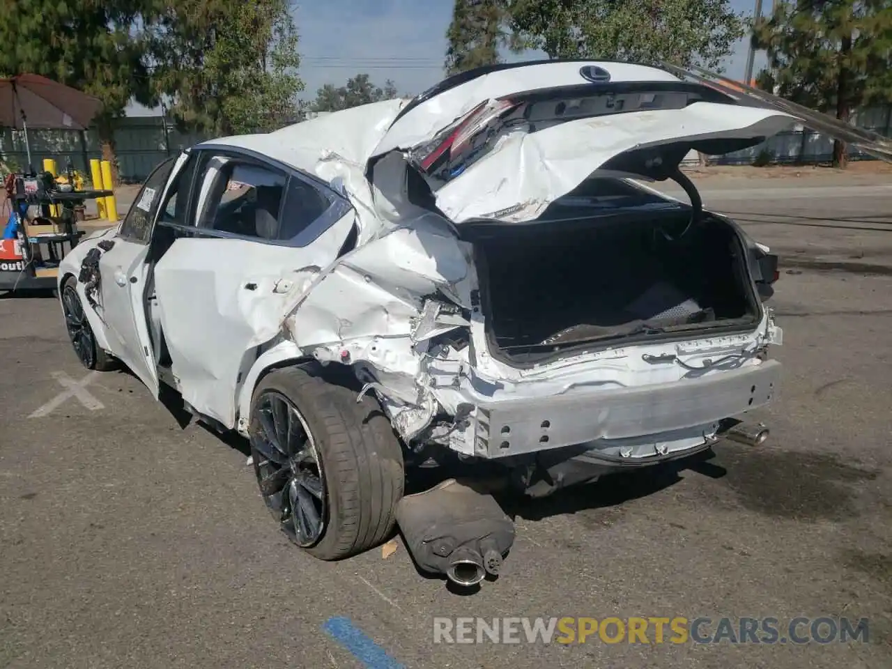 3 Photograph of a damaged car JTHGZ1B20M5043575 LEXUS IS 2021