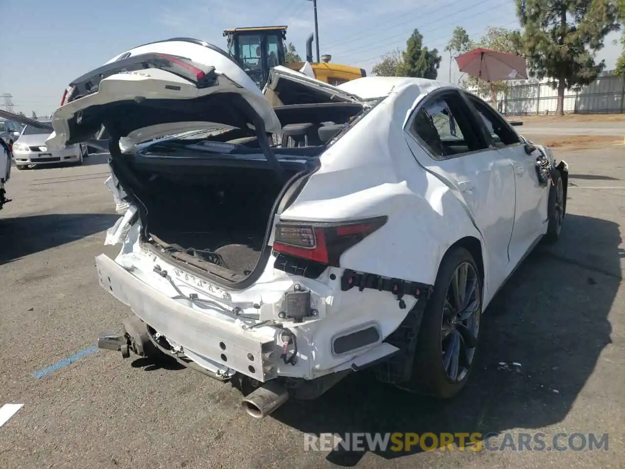 4 Photograph of a damaged car JTHGZ1B20M5043575 LEXUS IS 2021