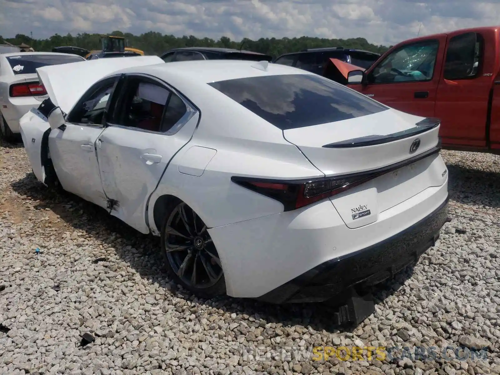 3 Photograph of a damaged car JTHGZ1B20M5043916 LEXUS IS 2021