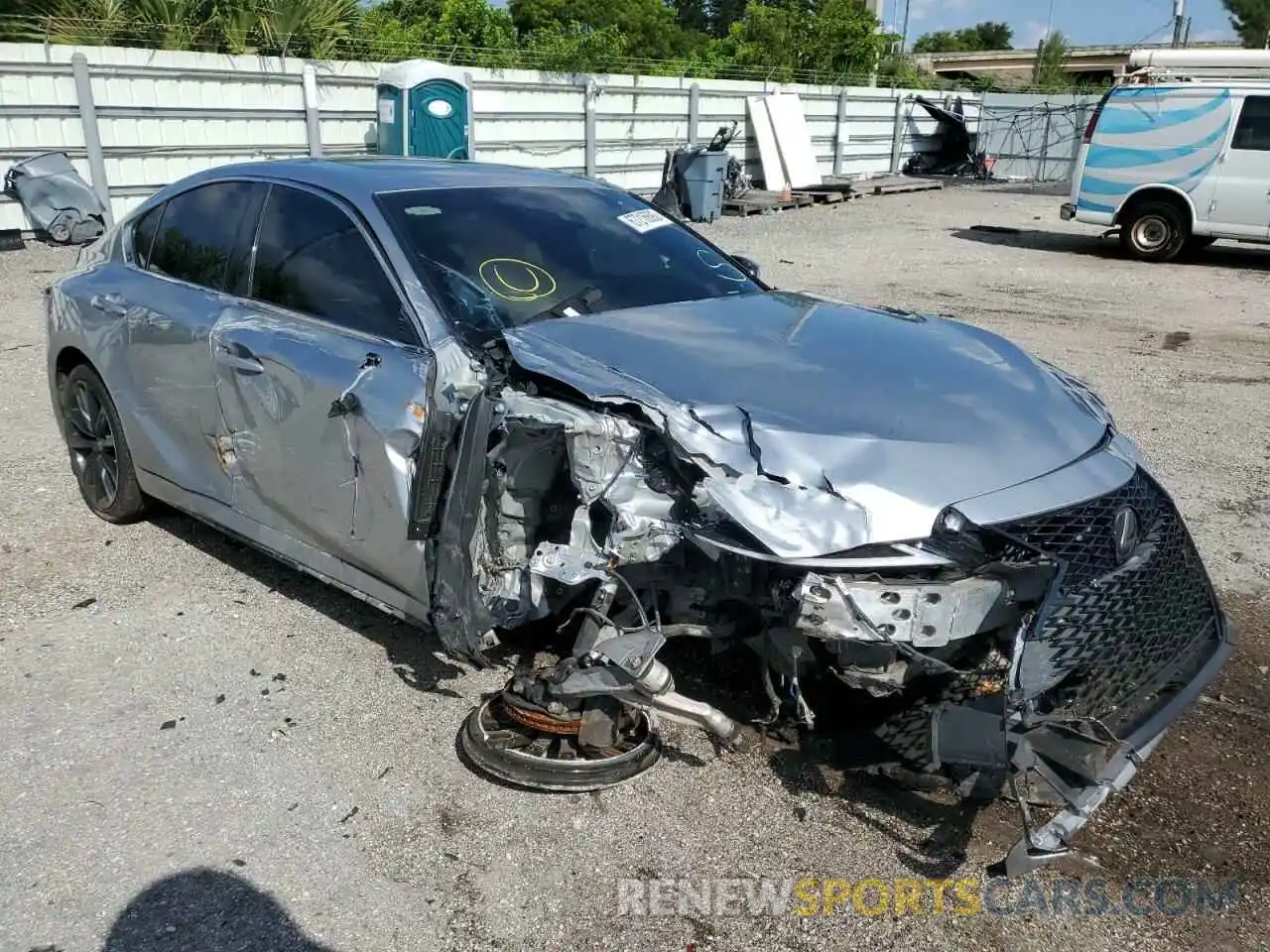 4 Photograph of a damaged car JTHGZ1B20M5044581 LEXUS IS 2021