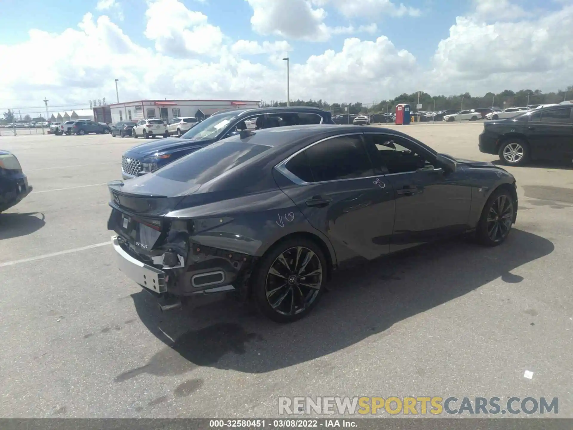 4 Photograph of a damaged car JTHGZ1B20M5045665 LEXUS IS 2021