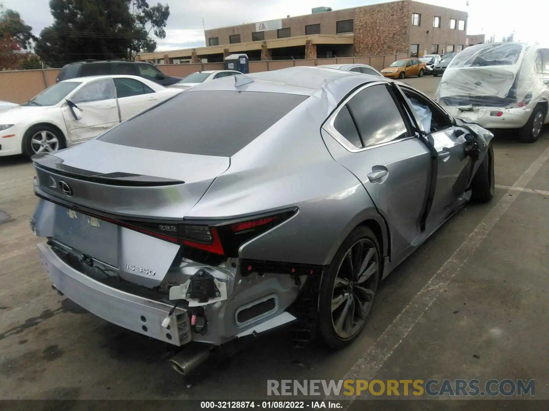 4 Photograph of a damaged car JTHGZ1B20M5047609 LEXUS IS 2021