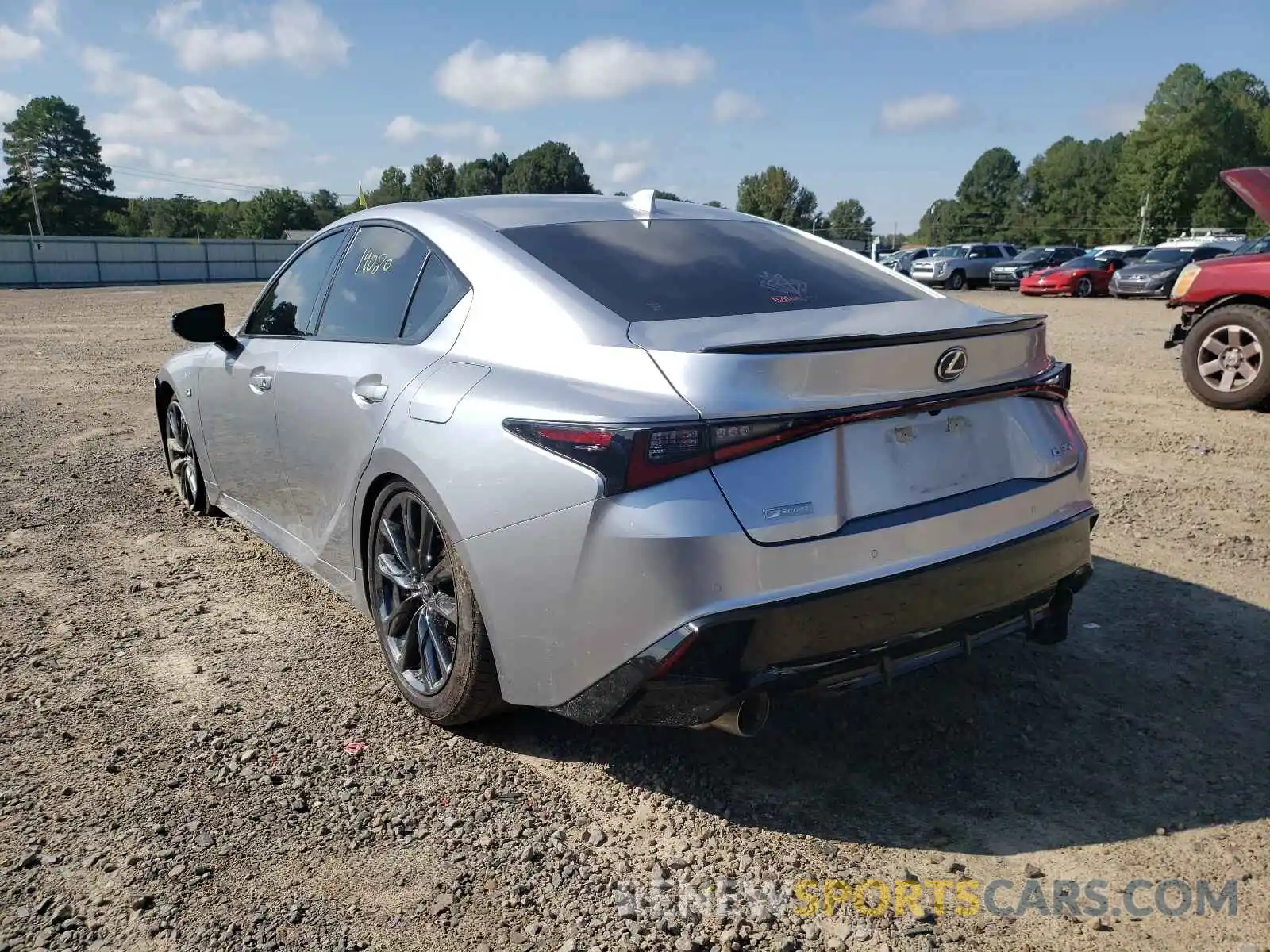 3 Photograph of a damaged car JTHGZ1B21M5039728 LEXUS IS 2021