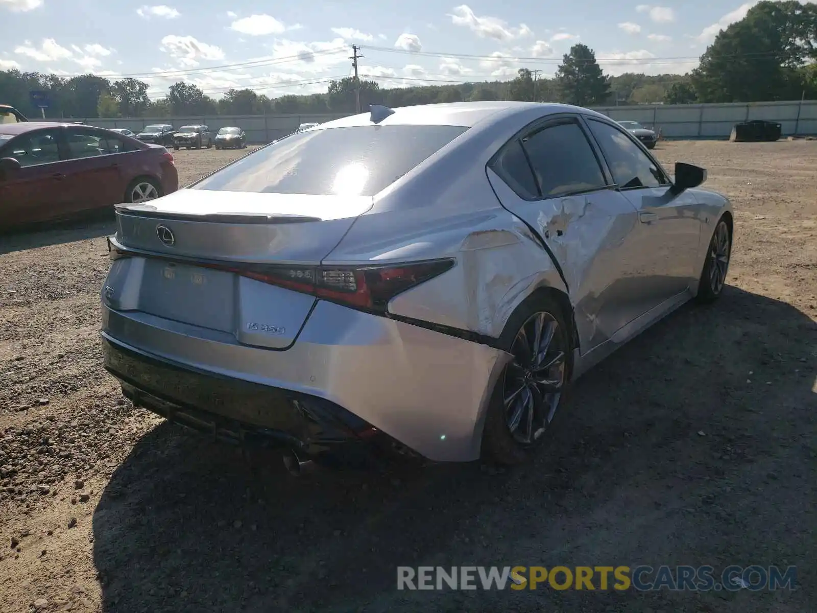 4 Photograph of a damaged car JTHGZ1B21M5039728 LEXUS IS 2021