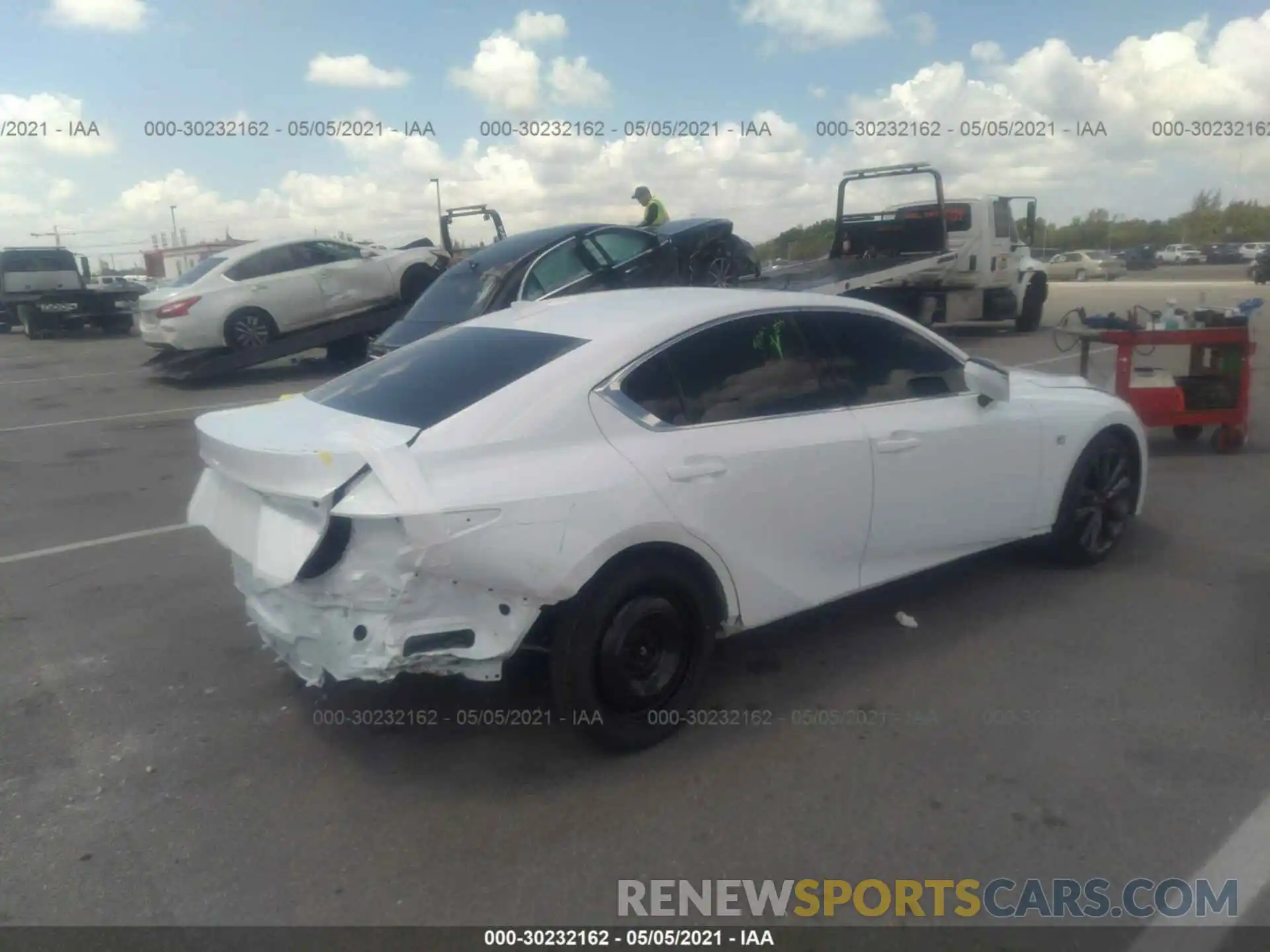 4 Photograph of a damaged car JTHGZ1B21M5041060 LEXUS IS 2021