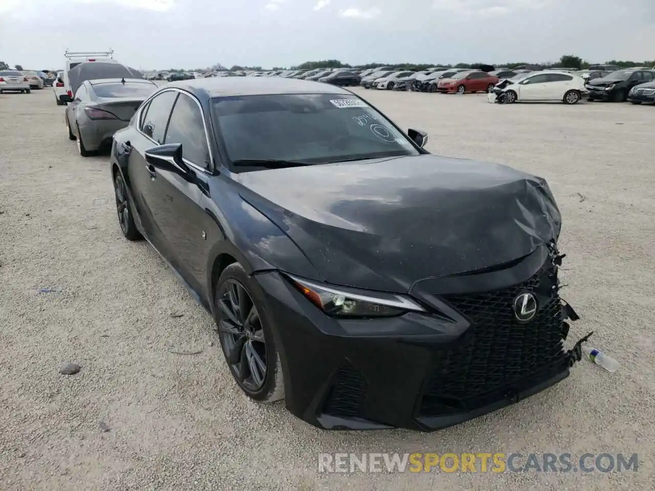 1 Photograph of a damaged car JTHGZ1B21M5041527 LEXUS IS 2021