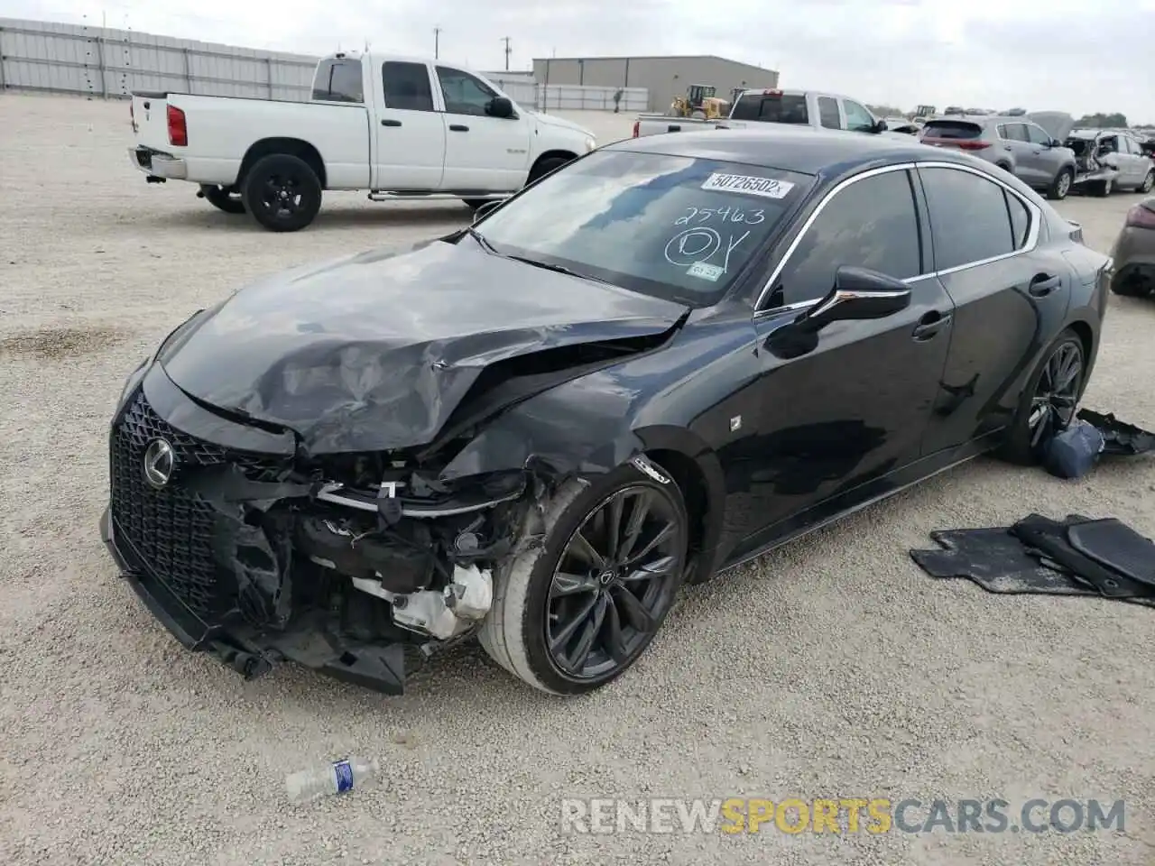 2 Photograph of a damaged car JTHGZ1B21M5041527 LEXUS IS 2021