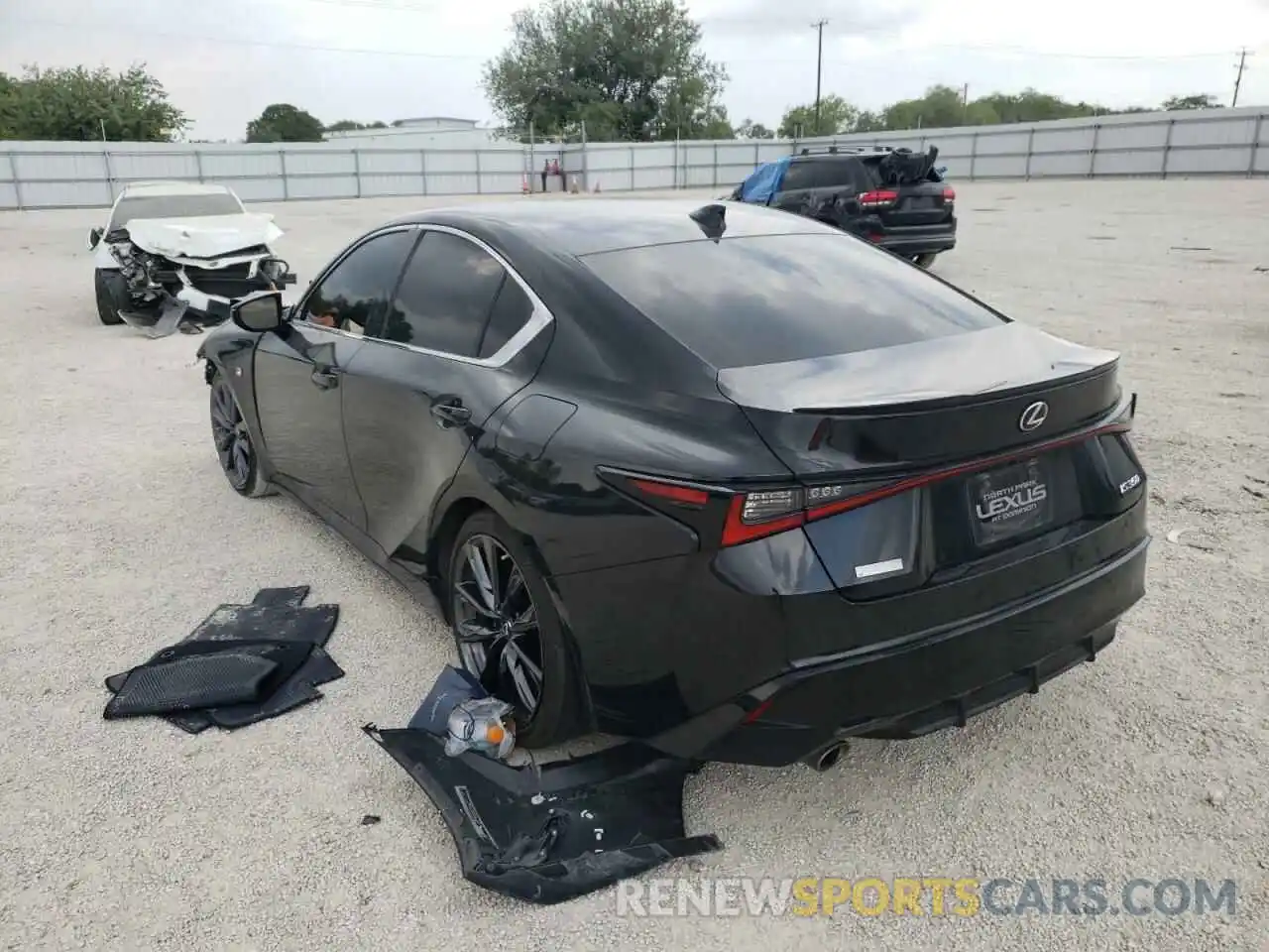 3 Photograph of a damaged car JTHGZ1B21M5041527 LEXUS IS 2021