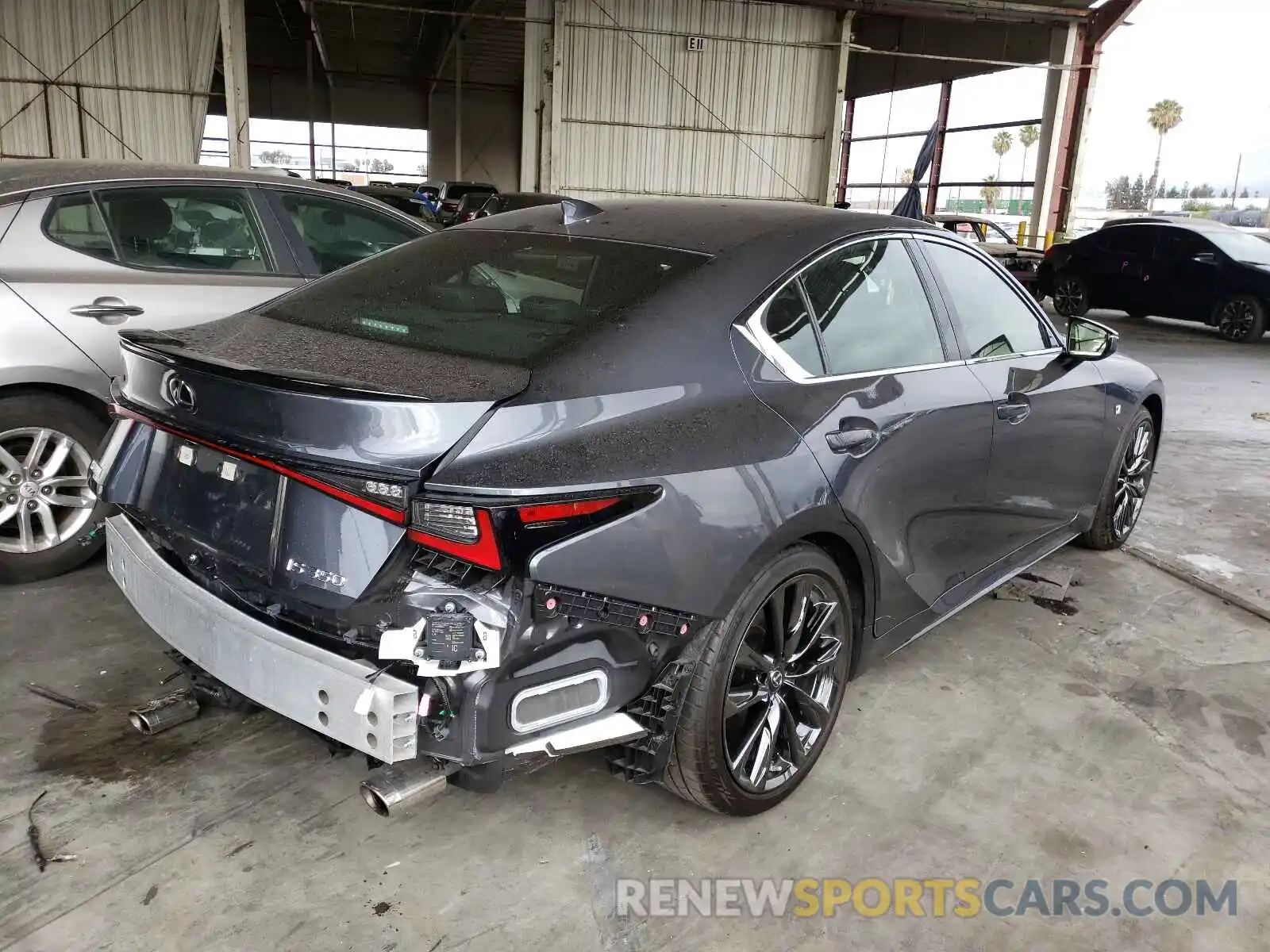 4 Photograph of a damaged car JTHGZ1B21M5043133 LEXUS IS 2021