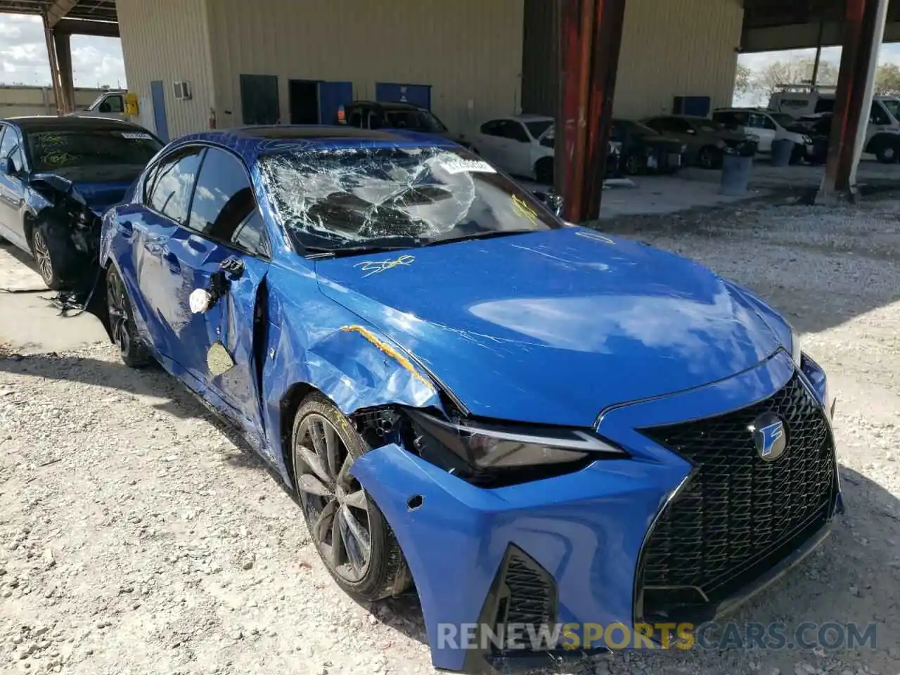 9 Photograph of a damaged car JTHGZ1B21M5044024 LEXUS IS 2021