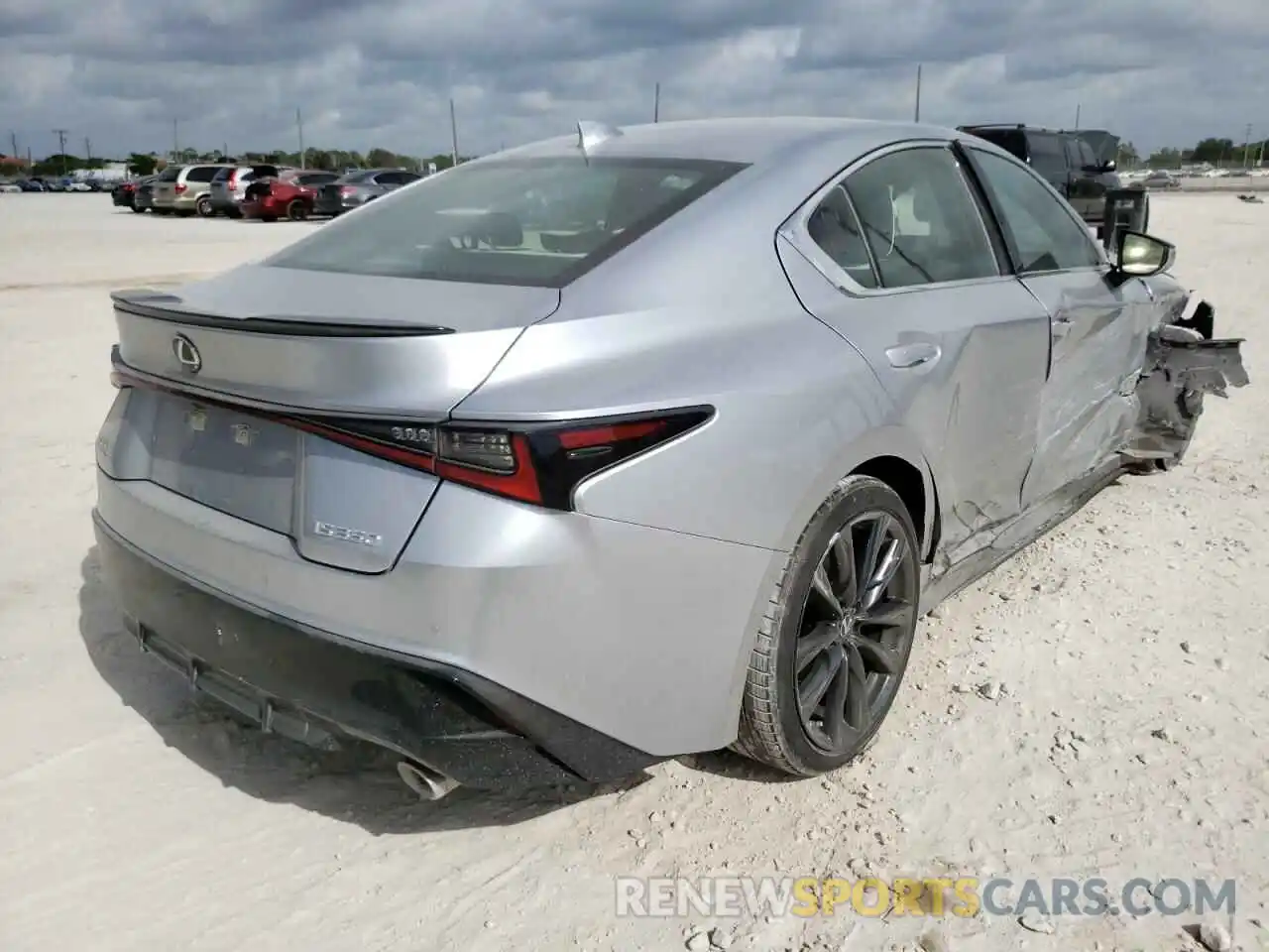 4 Photograph of a damaged car JTHGZ1B21M5044606 LEXUS IS 2021