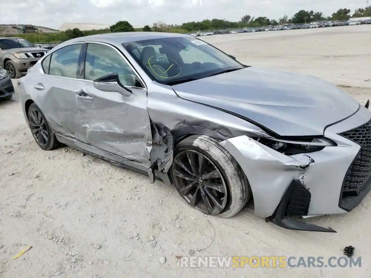 9 Photograph of a damaged car JTHGZ1B21M5044606 LEXUS IS 2021