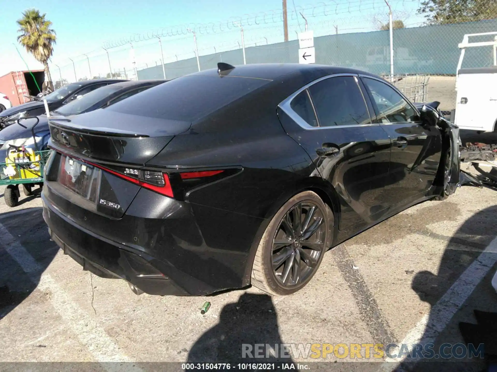 4 Photograph of a damaged car JTHGZ1B21M5044895 LEXUS IS 2021