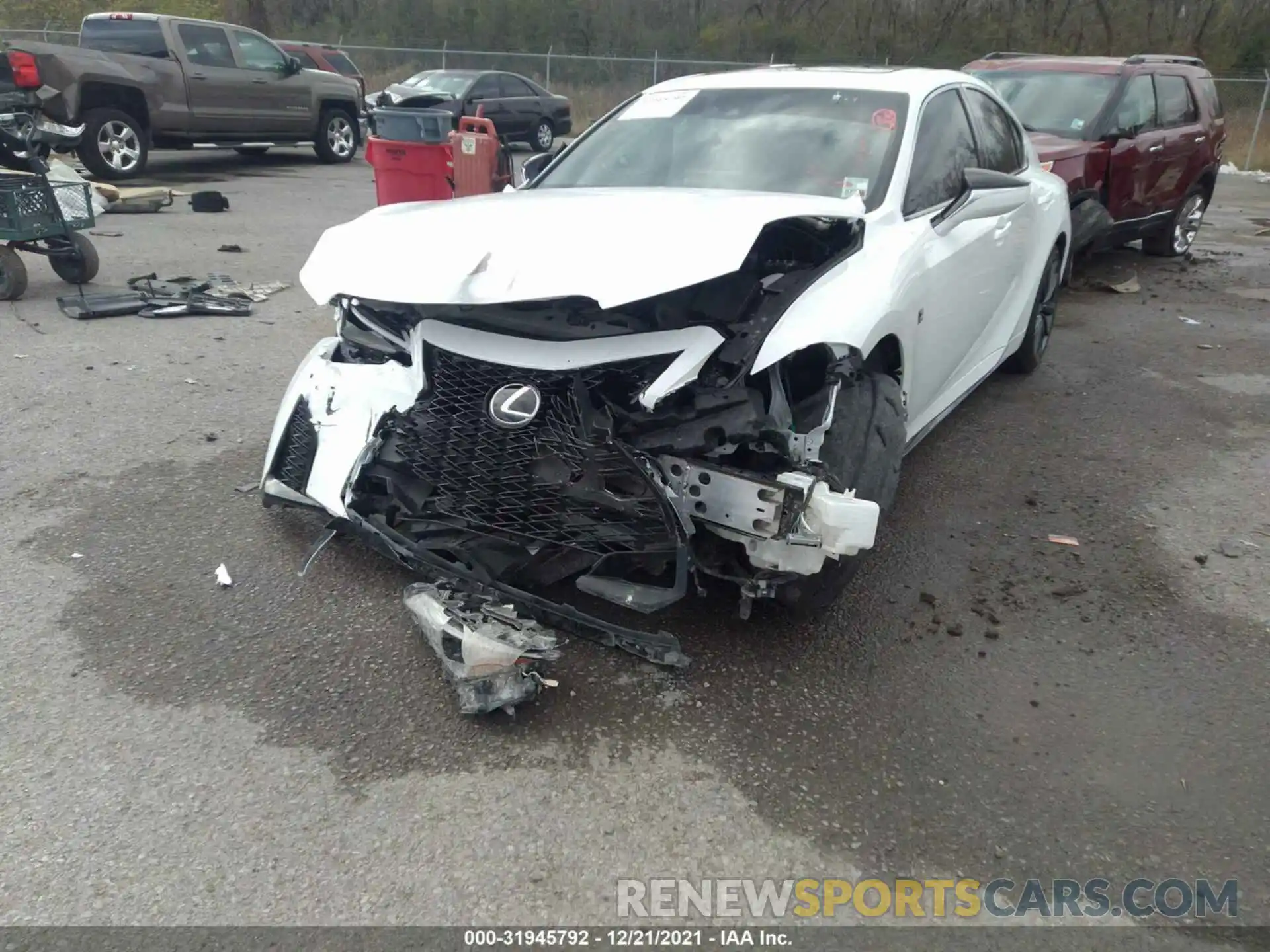 6 Photograph of a damaged car JTHGZ1B21M5046436 LEXUS IS 2021