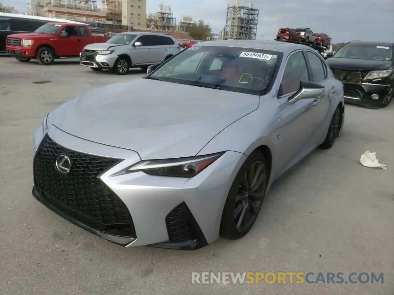 2 Photograph of a damaged car JTHGZ1B21M5046579 LEXUS IS 2021