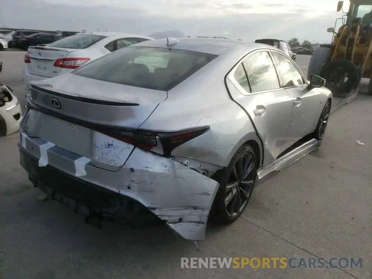 4 Photograph of a damaged car JTHGZ1B21M5046579 LEXUS IS 2021