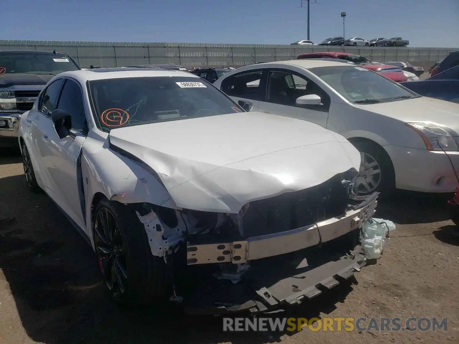 9 Photograph of a damaged car JTHGZ1B22M5042346 LEXUS IS 2021