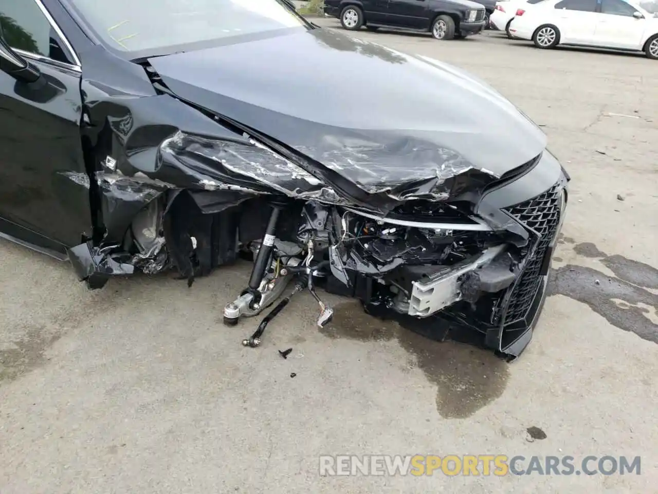 9 Photograph of a damaged car JTHGZ1B22M5043321 LEXUS IS 2021