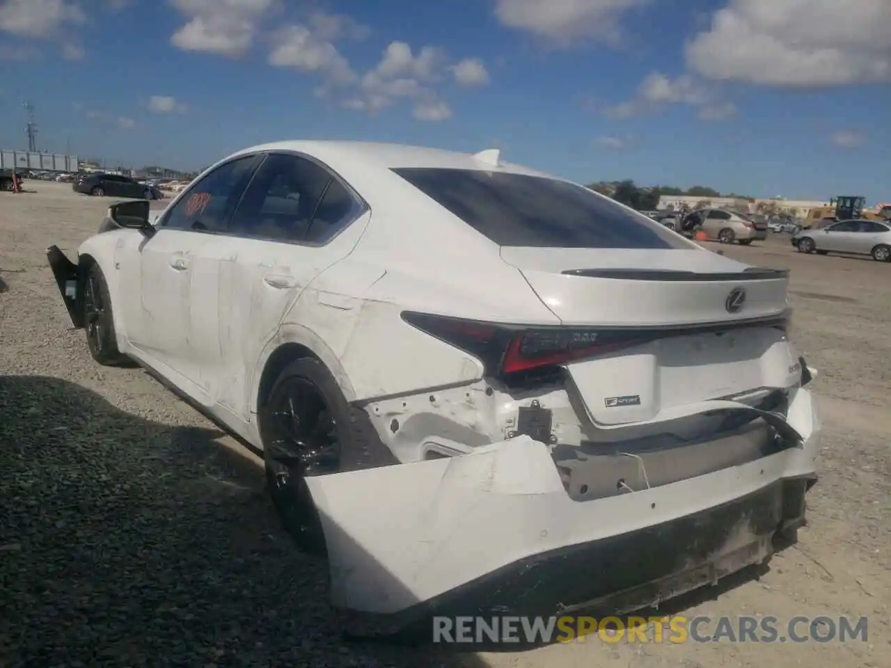 3 Photograph of a damaged car JTHGZ1B22M5043397 LEXUS IS 2021