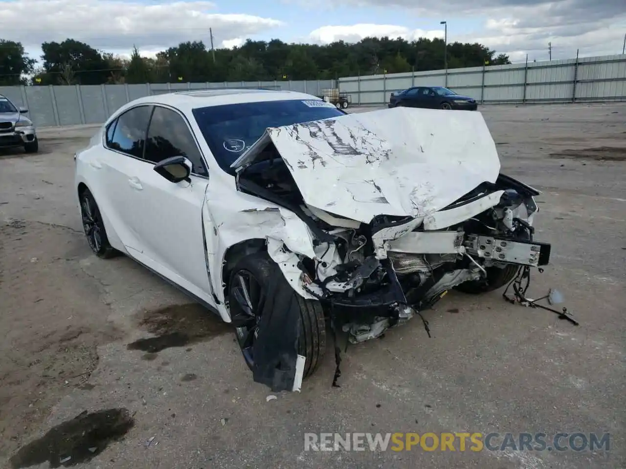 1 Photograph of a damaged car JTHGZ1B22M5044176 LEXUS IS 2021