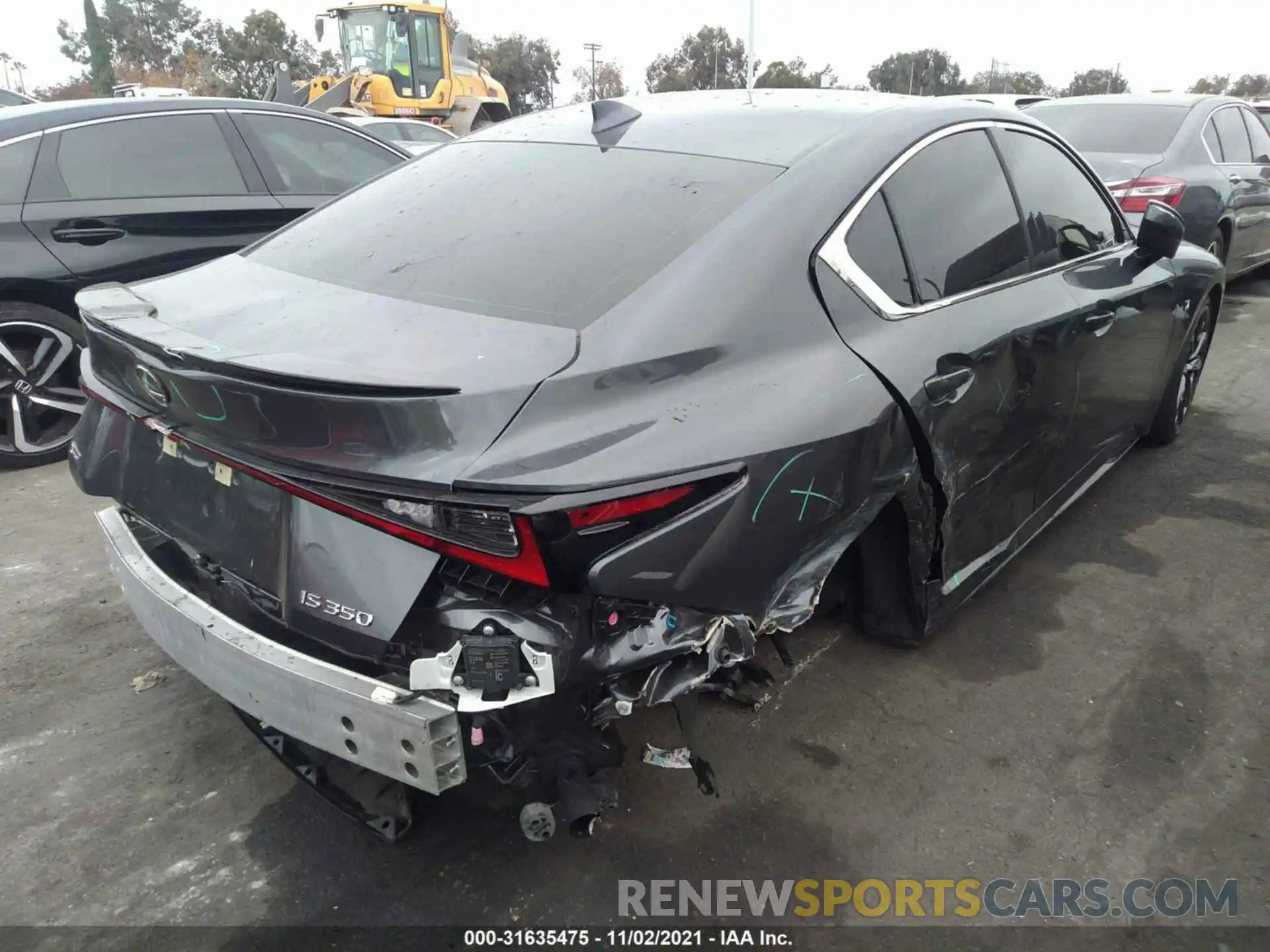 6 Photograph of a damaged car JTHGZ1B22M5044887 LEXUS IS 2021