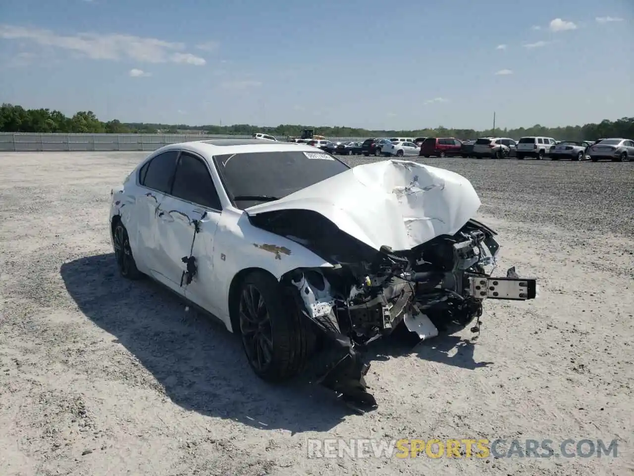 1 Photograph of a damaged car JTHGZ1B22M5047904 LEXUS IS 2021