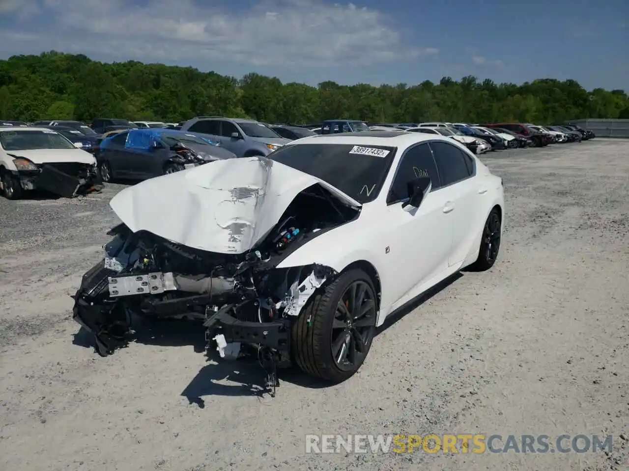 2 Photograph of a damaged car JTHGZ1B22M5047904 LEXUS IS 2021